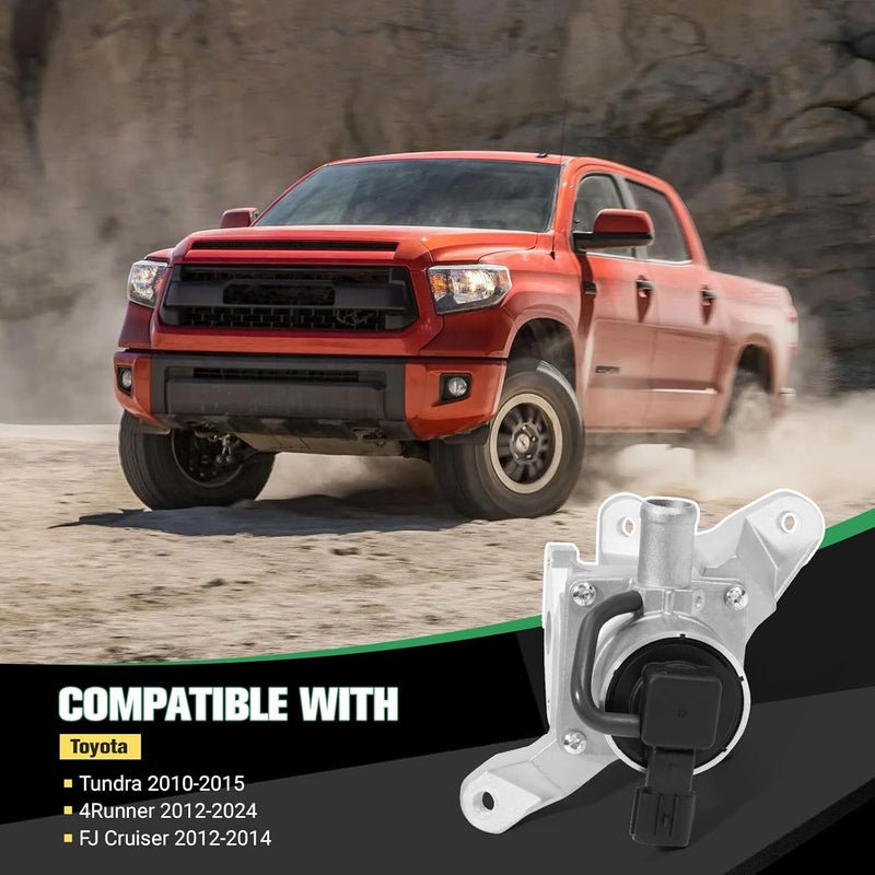 Rendrox 25702-31014 Driver/Left Diverter Valve Emission Control NO.2 Compatible with Toyota Tundra 4Runner FJ Cruiser 2010-2024 Air Switch Valve 4.0L V6, Replace 25702-31013 25702-31010 25702-31012 - Image 2